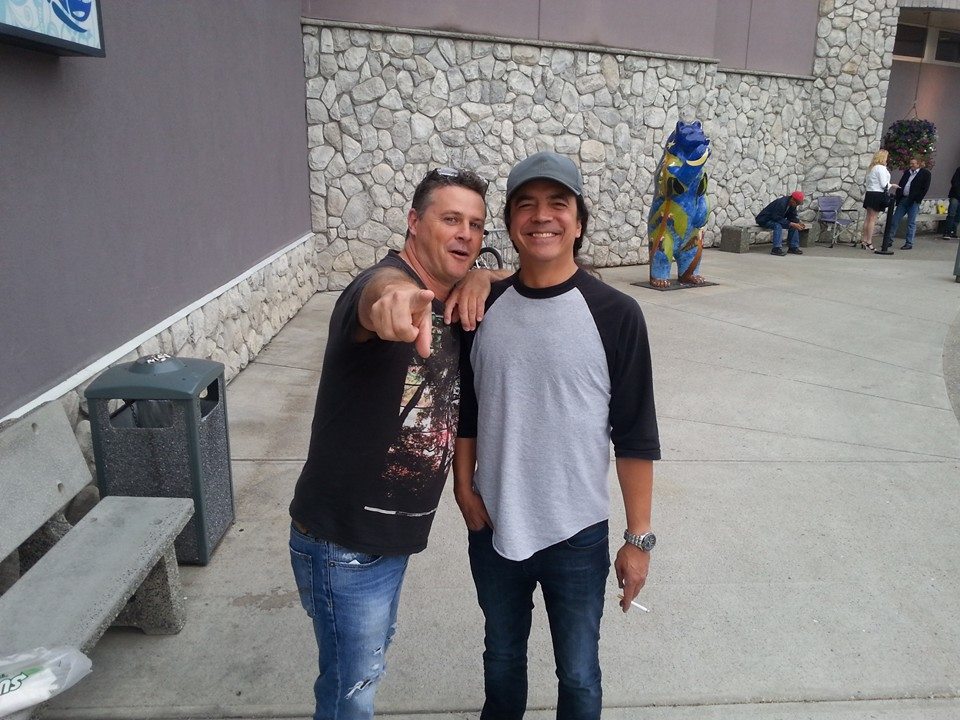Mike Inez, bassist from Alice in Chains - hanging with Ian K in Prince Greorge, BC in 2013